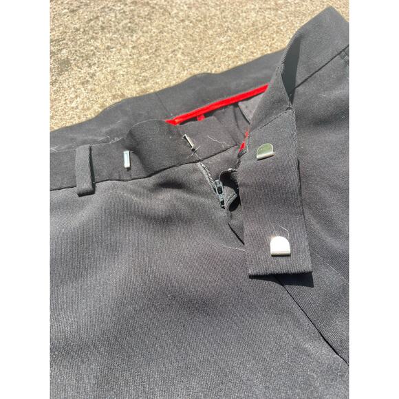 Public Notices Pants Men Size 33 X 32 Black Straight Flat Front Trousers Pockets - Picture 4 of 7